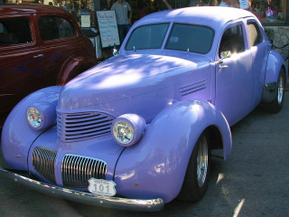 Purple car red car street - a purple car free wallpaper