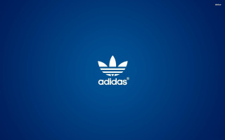 Blue background white adidas logo 7 - wallpaper free wallpaper