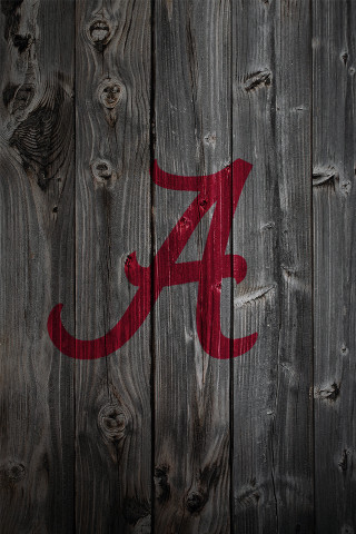 Wooden fence red letter a - free other wallpaper