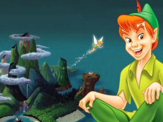 Boy sitting ground bird flying - cliff childs free wallpaper