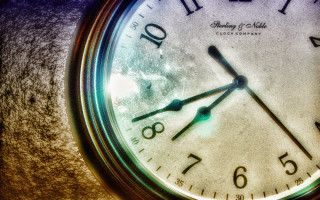 Clock green second wall blue - the clock free wallpaper