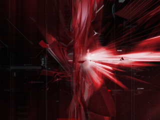 Red abstract background lines shapes 3 - a red abstract background free wallpaper