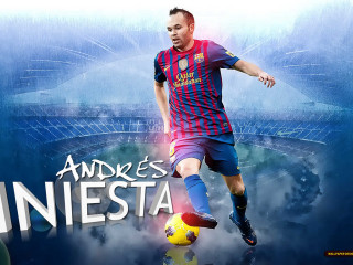 Man kicking soccerball blue red - a soccer ball free wallpaper