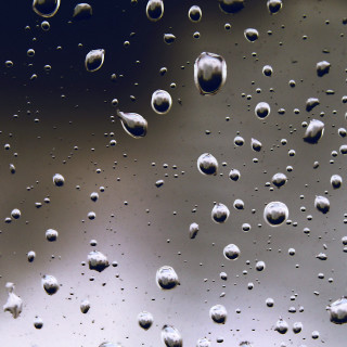 Close up window water drops 2 - water free wallpaper