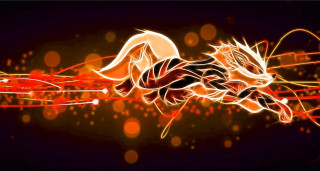 Cat running blurry background lights - alison kinnaird free wallpaper