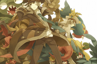 Man hat coat tree leaves - heroic free wallpaper