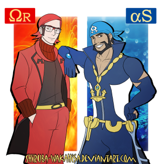Cartoon characters fire background qr - front free wallpaper