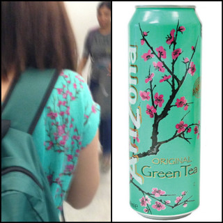 Woman green tea phone background - detail free wallpaper