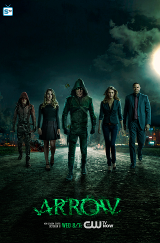 Group walking night moon poster - free halloween wallpaper