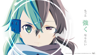 Anime bluehair greeneyes scarf official - vector art free wallpaper