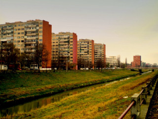 Train track grassy area tall - a train track free wallpaper