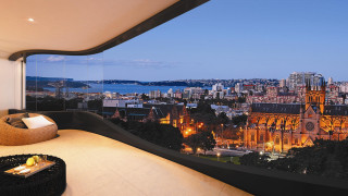 Large window city night view - a large window free wallpaper