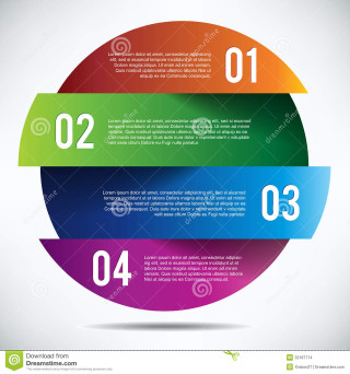 Colorful circle three options number - a wireframe diagram free wallpaper