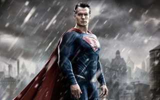 Man superman suit rain city - a man in a superman suit free wallpaper