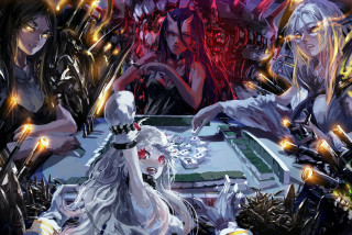 Group chess game table people - a group of people sitting free wallpaper