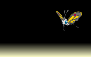 Butterfly yellow black red eye - craola free wallpaper