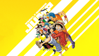 Anime characters yellow background white 2 - the image free wallpaper