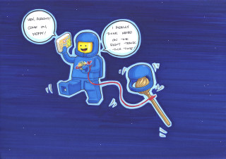 Person blue suit microphone speech - a drawing of a person free wallpaper