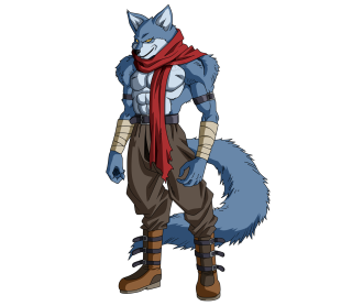 Cartoon character red scarf blue - a red scarf free wallpaper