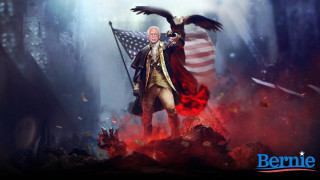 Man redcape baldeagle forest flame - bernie d’andrea free wallpaper