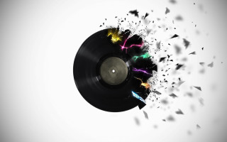 Broken record lightning effect image - effect free wallpaper