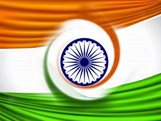 Flag circular design green side 2 - circular free wallpaper