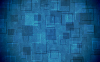 Blue background squares rectangles pattern - cubist free wallpaper