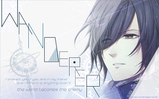 Anime character tie quote design 2 - allen tupper true free wallpaper