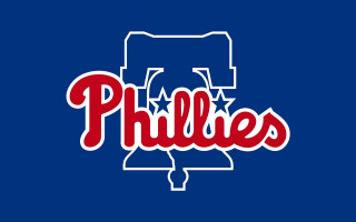 Phillies logo blue background philadelphia - allen tupper true free wallpaper