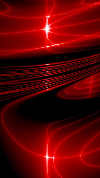 Red background stars space art - the middle of it free wallpaper