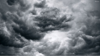 Storm cloud plane black white - stormy weather free wallpaper