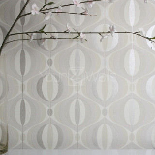 Vase branch table wallpaper pattern - art deco free wallpaper