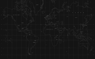 Black white world map countries - a wireframe diagram free wallpaper