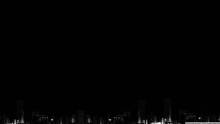 Black white city night clock - photo of a city free wallpaper