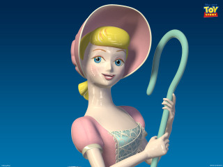 Cartoon character blue umbrella blue - unreal engine 5 quality free wallpaper