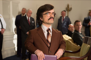 Man suit tie mustache glasses 2 - daryush shokof free wallpaper