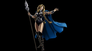 Woman costume spear sword cape - ann thetis blacker free wallpaper
