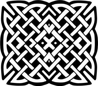 Celtic design square shape center - a tattoo free wallpaper