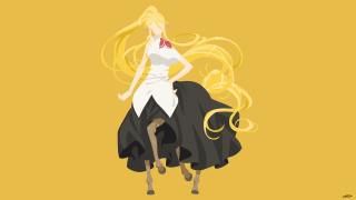 Woman horse yellow background alice - a yellow background behind her free wallpaper