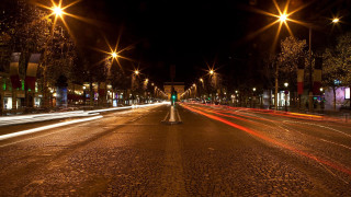 Street lights night traffic signs - a street sign free wallpaper