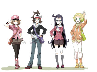 Anime girls hands air cell - their hands in free wallpaper