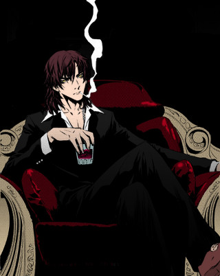 Man sitting chair cigarette mouth - a chair free wallpaper