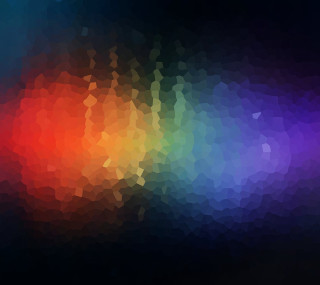 Colorful black background rainbow pattern 2 - beeple free wallpaper