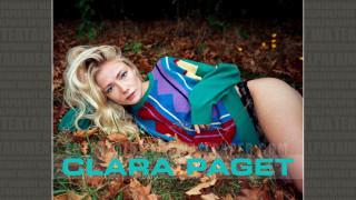 Woman laying field leaves green - carla wyzgala free wallpaper
