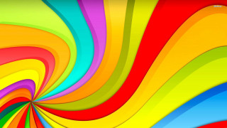Colorful spiral vibrant lines white - bridget riley free wallpaper