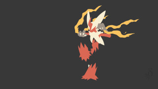 Stylized bird yellow red feathers - tail free wallpaper