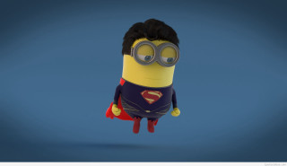 Cartoon character flying superman shirt 2 - a pair of glasses free wallpaper