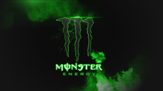 Green monster energy logo black 4 - shock art free wallpaper
