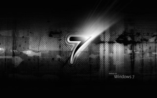 Black white seven logo wall - f 8 aperture free wallpaper