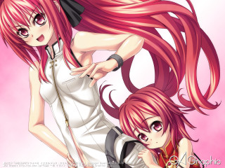 Anime girls pink hair white - pink hair free wallpaper